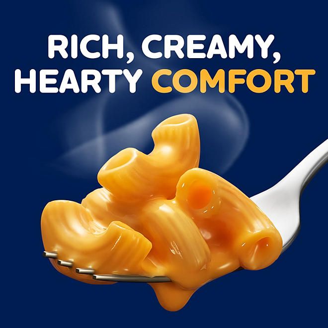 Kraft Deluxe Original Cheddar Macaroni and Cheese Dinner, 14 oz., 8 pk