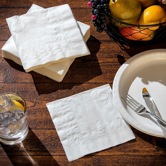 Member's Mark Ultra Premium 2-Ply White Napkins 6 pks., 110 napkins/pk